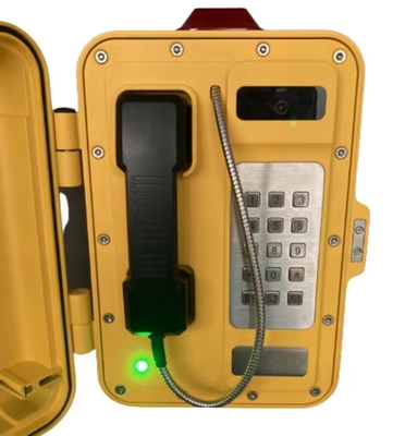Highway Road Side Voip Industrial Sip Phone με κάμερα Αδιάβροχο