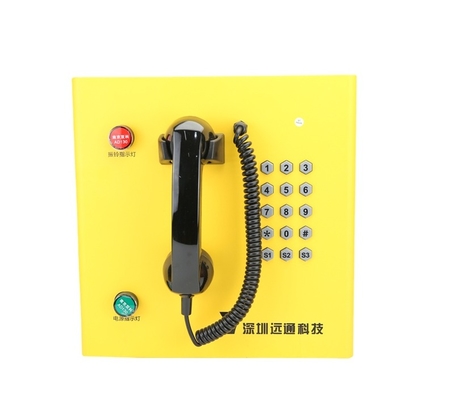 30W VoIP εξόρυξης τηλέφωνο με πλήρες πληκτρολόγιο και λειτουργία δείκτη φωτός
