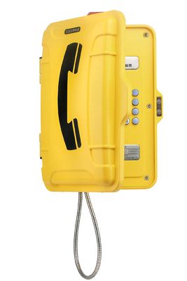 Βαρέως τύπου βιομηχανικό αδιάβροχο τηλέφωνο με βομβητή 3W, ισχυρή ακύρωση θορύβου και εύρος θερμοκρασίας -40ºC ~ +70ºC